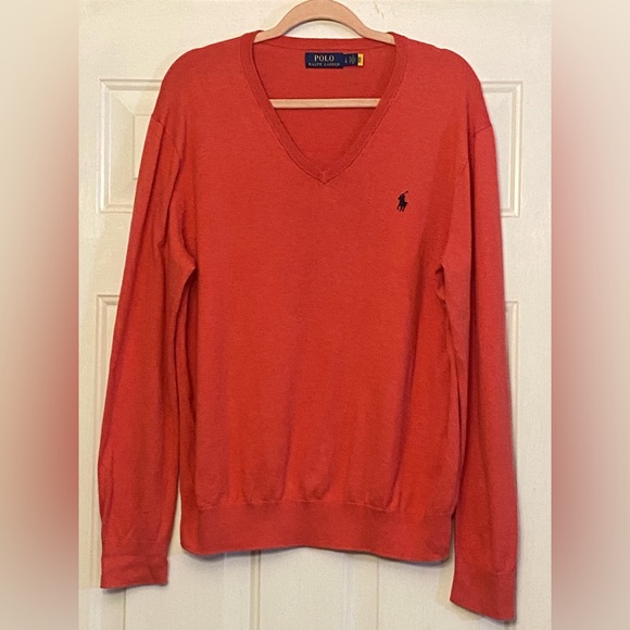 ✨ Men’s Polo Ralph Lauren V-Neck Sweater - Picture 3 of 5